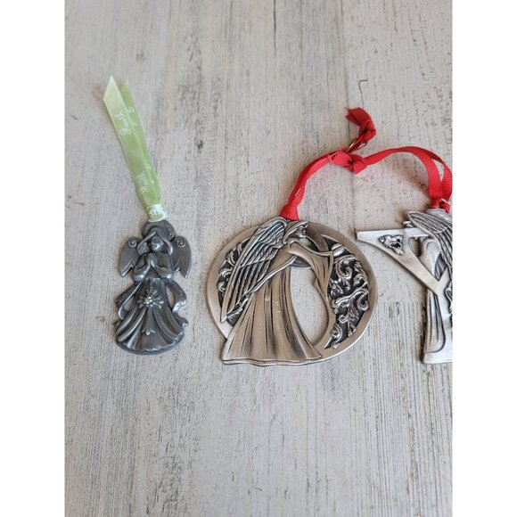 Metal Angel letter cherub religious ornament extra set - Picture 2 of 6